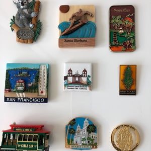 US West Coast Magnet Collection (9 pieces)